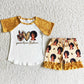 Baby Girls Clothes Set Short Sleeve Ruffle Shorts Girls Summer Clothing D6-14