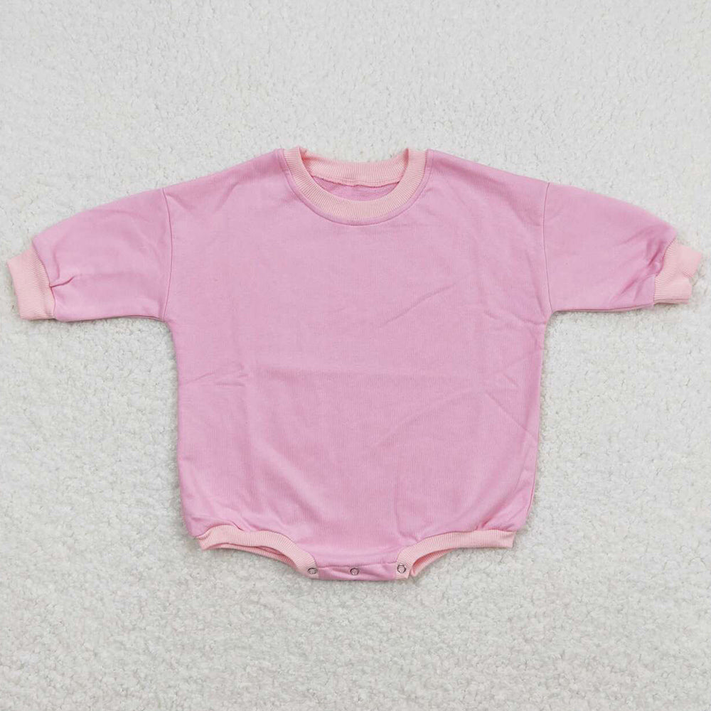 Baby Girls Romper Pink Long Sleeve Romper Sweaters LR0915