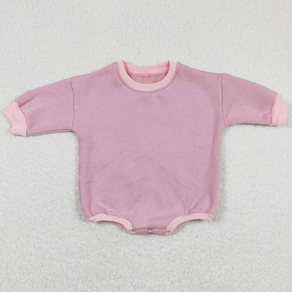 Baby Girls Romper Light Pink Long Sleeve Romper Sweaters LR0918