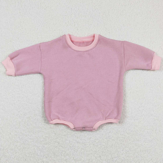 Baby Girls Romper Light Pink Long Sleeve Romper Sweaters LR0918