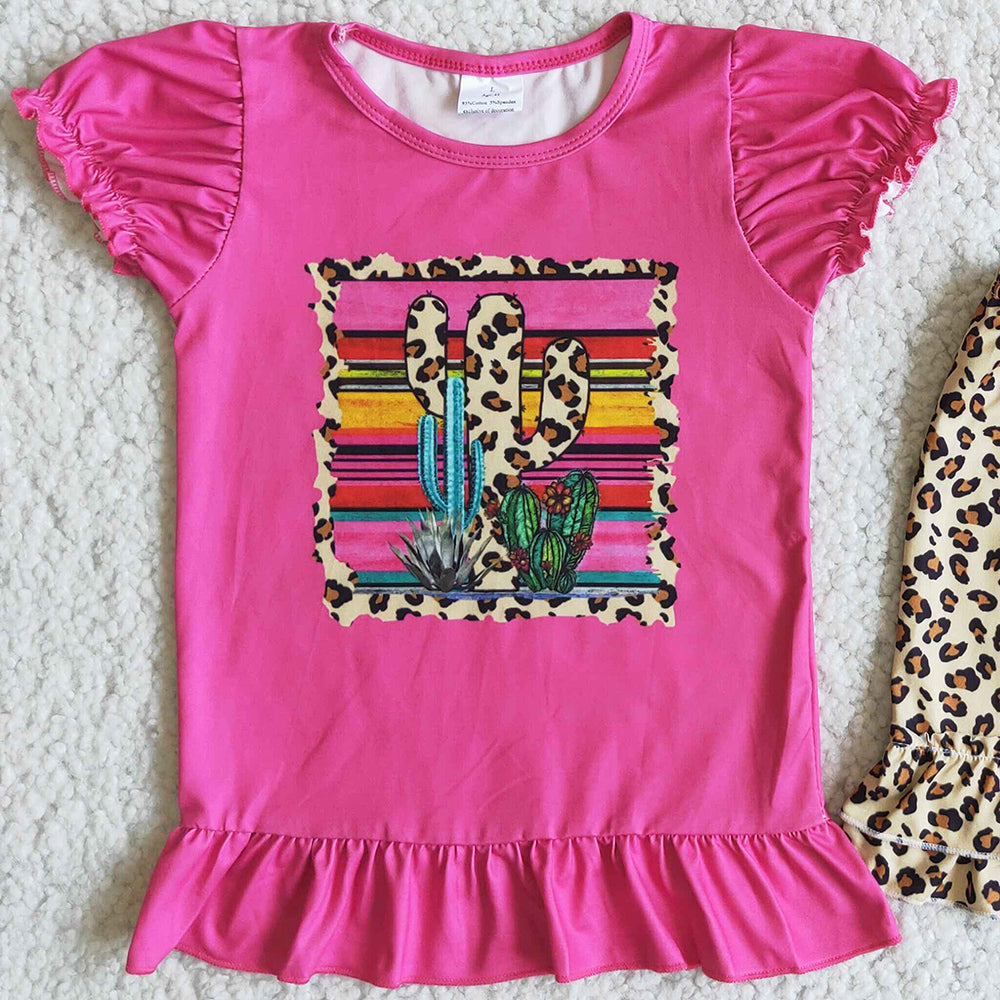 Fashion Baby Girls Clothes Set Cactus Boutique Girls Outfits C1-11