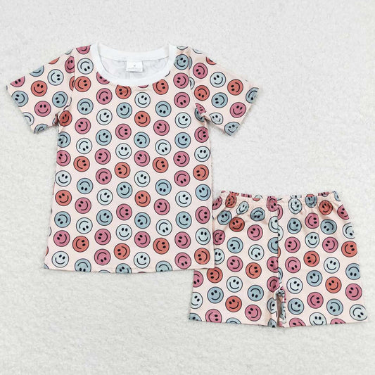 Baby Girls Clothes Short Sleeve Shirt Shorts Pajamas Sets GSSO1160