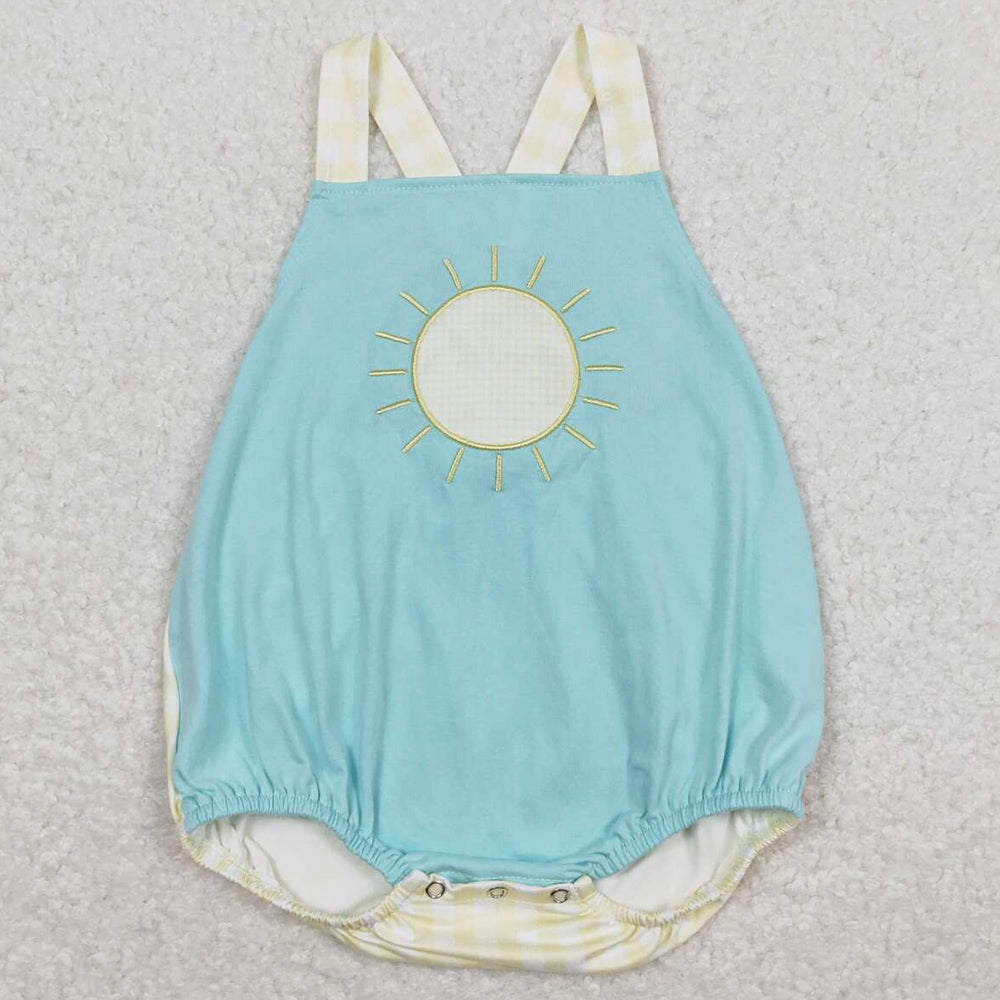 Hot Sale Baby Infant Boys Romper Sun Embroidery Rompers SR1072