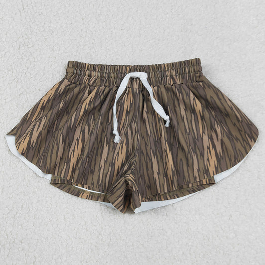 Baby Girls Shorts Southern Olive Camo Yoga Active Ruffle Shorts Bottom SS0771 1.5