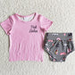 Toddler Baby Girls Bummies Set Boutique Tassel Design Girls Clothes Set D13-18