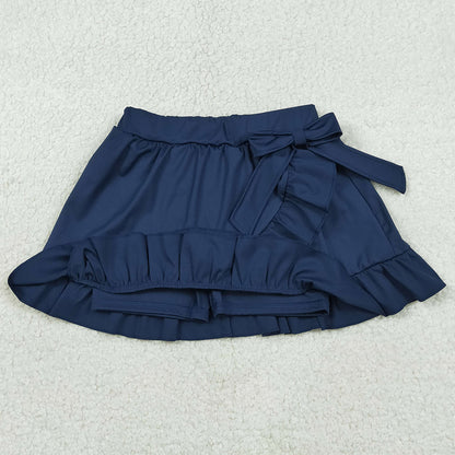 Baby Girls Athletic Clothes Navy Yoga Active Ruffle Skirt Shorts Bottoms GLK0217 1.8