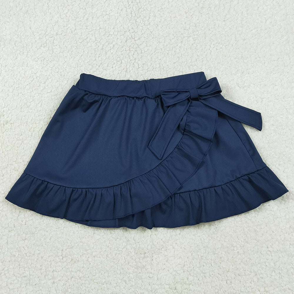 Baby Girls Athletic Clothes Navy Yoga Active Ruffle Skirt Shorts Bottoms GLK0217 1.8