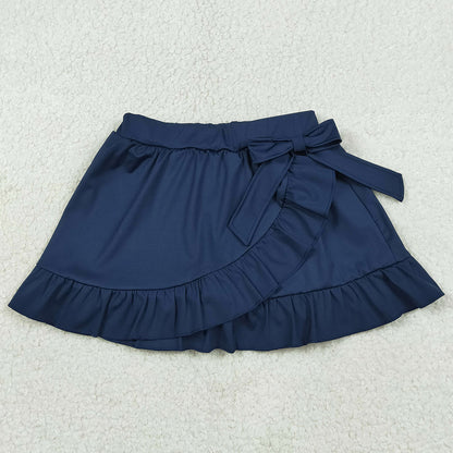 Baby Girls Athletic Clothes Navy Yoga Active Ruffle Skirt Shorts Bottoms GLK0217 1.8
