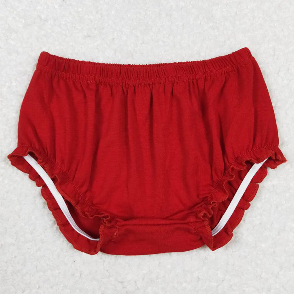 Baby Girls Bummies Red Elastic Bummies Bottoms SS0267