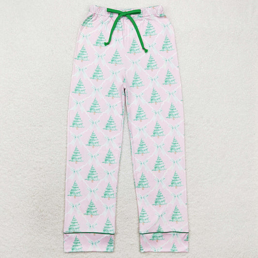 Adult Women Pants Christmas Tree Bottom Pants Pajamas P0491