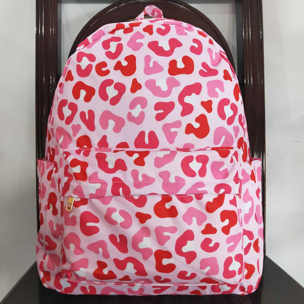 Pink Leopard Kids Girls Backpacks BA0150