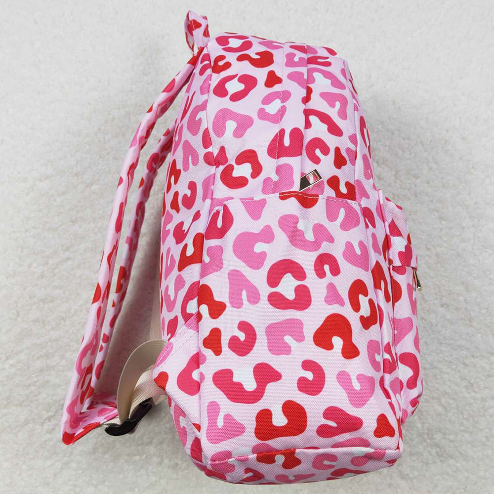 Pink Leopard Kids Girls Backpacks BA0150