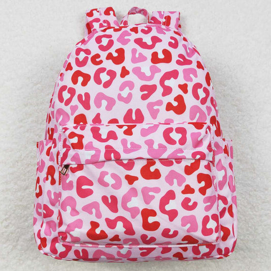 Pink Leopard Kids Girls Backpacks BA0150