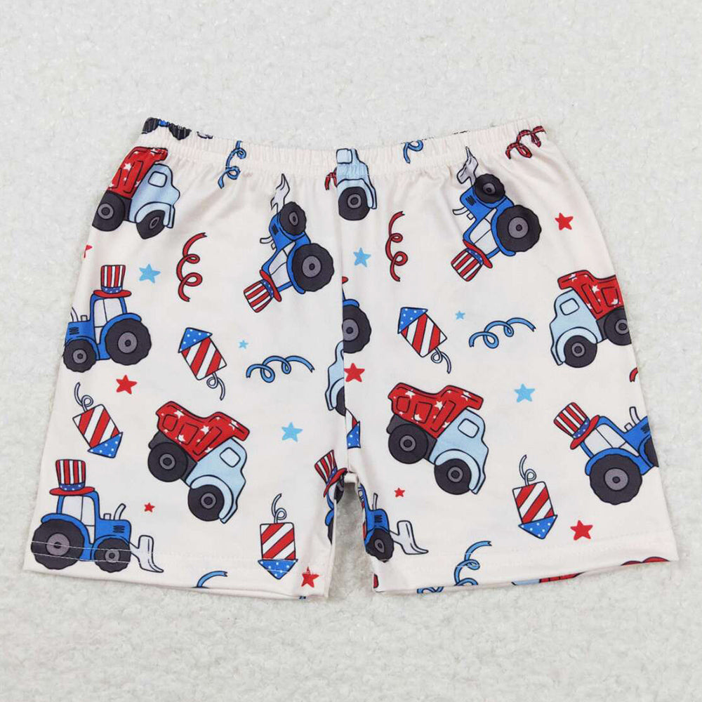 Baby Boys Shorts 4th Of July Cars Bottoms Shorts SS0257