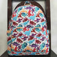 Dinosaur Print Kids Girls Backpack BA0153