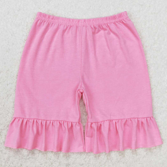 Baby Girls Shorts Summer Pink Ruffles Shorts Bottoms SS0356