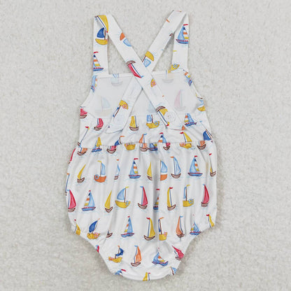 Boutique Infant Baby Girls Rompers Sibling Clothing Boys Romper SR1060