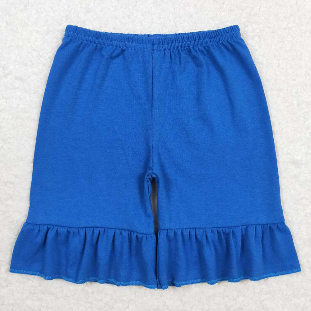 Baby Girls Shorts Summer Blue Ruffles Shorts Bottoms SS0349