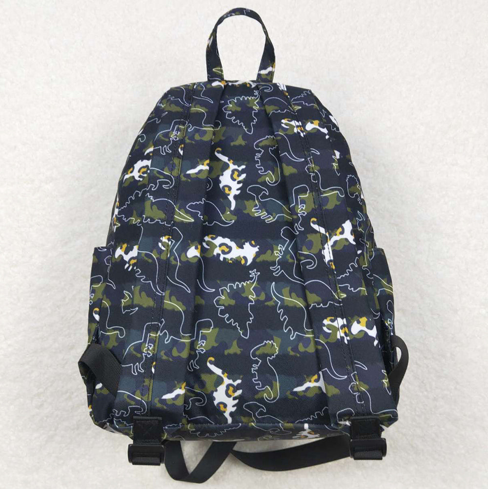 Camo Leopard Dinosaur Print Boy backpack BA0155