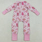 Baby Girls Rompers Howdy Boots Hats Western Two Way Zip Convertible Rompers LR2855 12.8