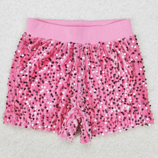 Baby Girls Shorts Pink Sequin Summer Shorts SS0350