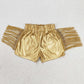 Baby Girls Clothes Short Sleeve Shirts Tops Leather Gold Tassel Shorts Sets GSSO0985