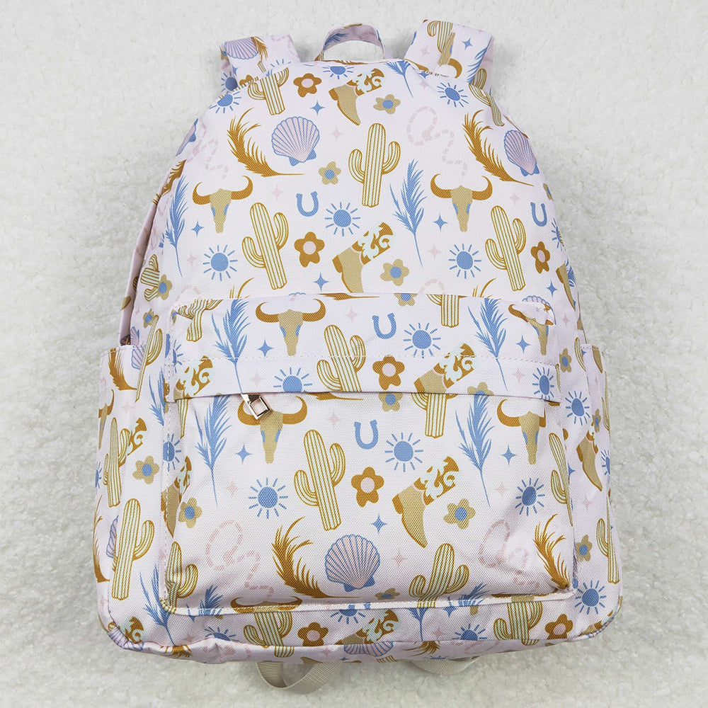 Cow Print Kids Girls Backpacks BA0156