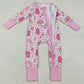 Baby Girls Rompers Howdy Boots Hats Western Two Way Zip Convertible Rompers LR2855 12.8