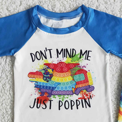 Boys Boutique Clothing Sets Short Sleeve Long Pants Baby Boys Clothes Outfits E11-18