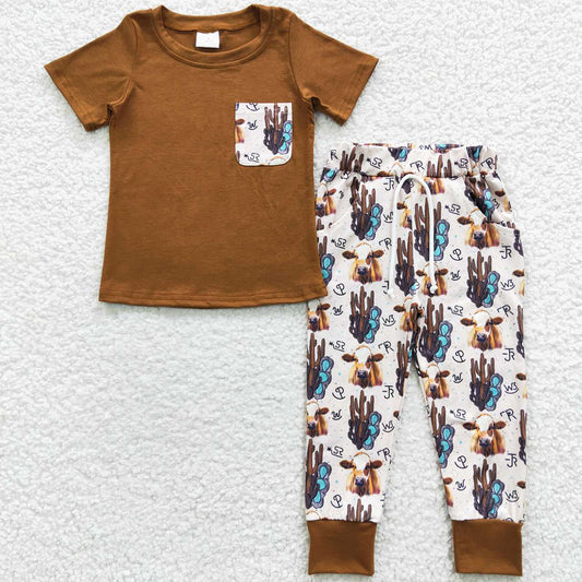 Baby Boys Clothes Short Sleeve Pants Sets BSPO0107