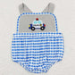 Boutique Baby Infant Boys Rompers Car Embroidery Boy Romper SR0997