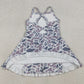 Baby Girls Dress Strap Gray Camo Yoga Ruffle Knee Length Dresses GSD2308