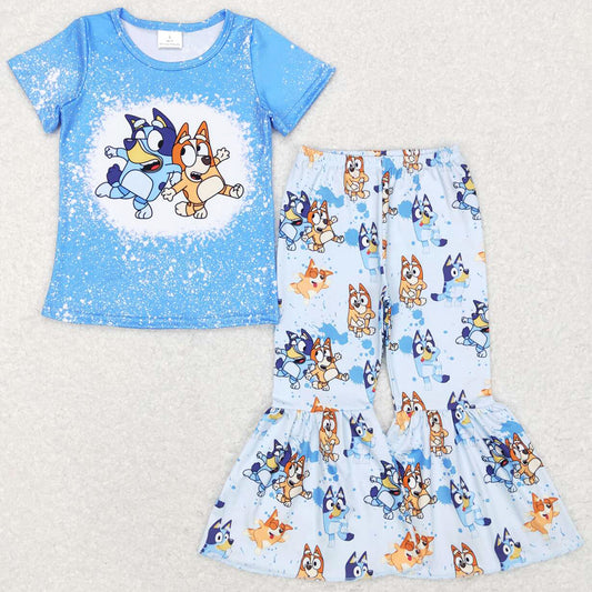 Boutique Boys Clothing Cartoon Print Cute Kids Sibling Clothing Girls Sets BSPO0222