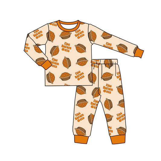 Preorder (moq 5)Baby Boys Long Sleeves Pies Before Guys Plaid Top Pants Pajamas Set 7.15