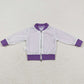 Baby Girls Coat Lavender Long Sleeve Sequin Jackets GT0559