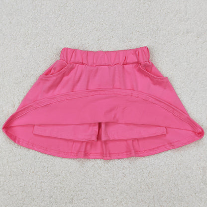 Baby Girls Skirts Dark Pink Pocket Yoga Active Wear Skorts GLK0066 3.20