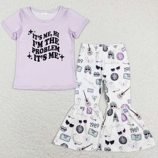 Boutique Girls Clothes Bell Bottom Outfits GSPO1246