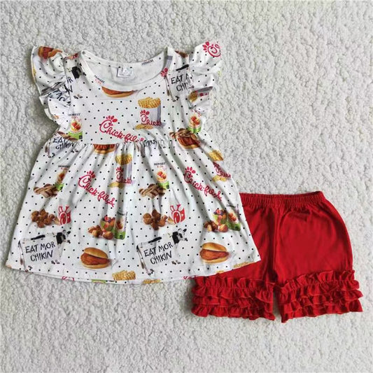 Boutique Girl Clothes Summer Kids Girls Outfits A7-22