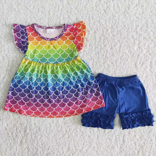 Boutique Kids Girls Clothes Summer Outfits A7-4