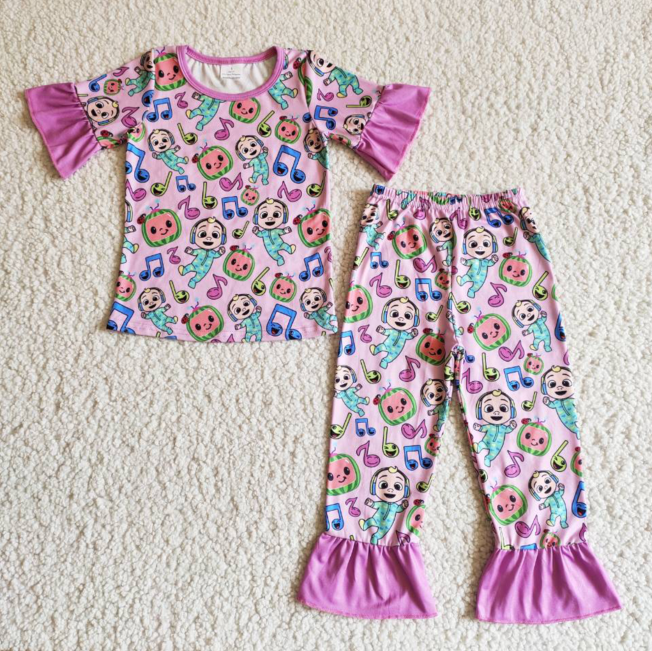 Cute Girls Pajamas Sets B1-12