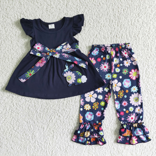 Rabbit Cute Girls Easter Clothing Sets B10-15