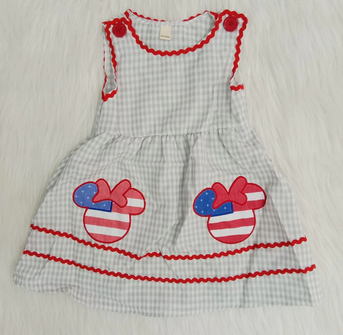 Boutique Baby Girl Dress Short Sleeve Fashion Girl Dresses B16-13