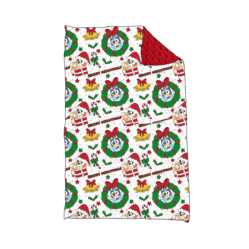 Baby Kids Children Blanketes Christmas Dog Blankets preorder BL0159