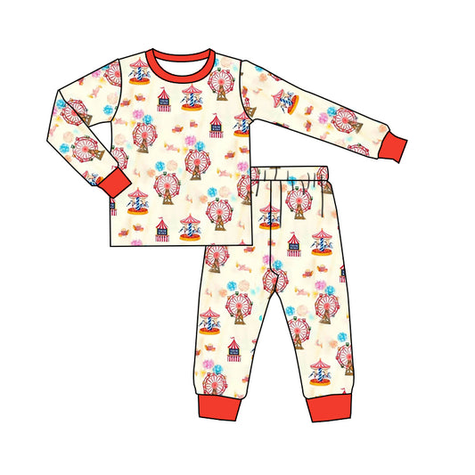 Baby Kids Pajamas Playground Shirt Pants Pajamas Sleepwear Sets Preorder BLP0768