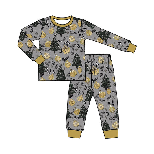 Baby Boys Pajamas Christmas New Year Shirt Pants Pajamas Sets Preorder BLP0869