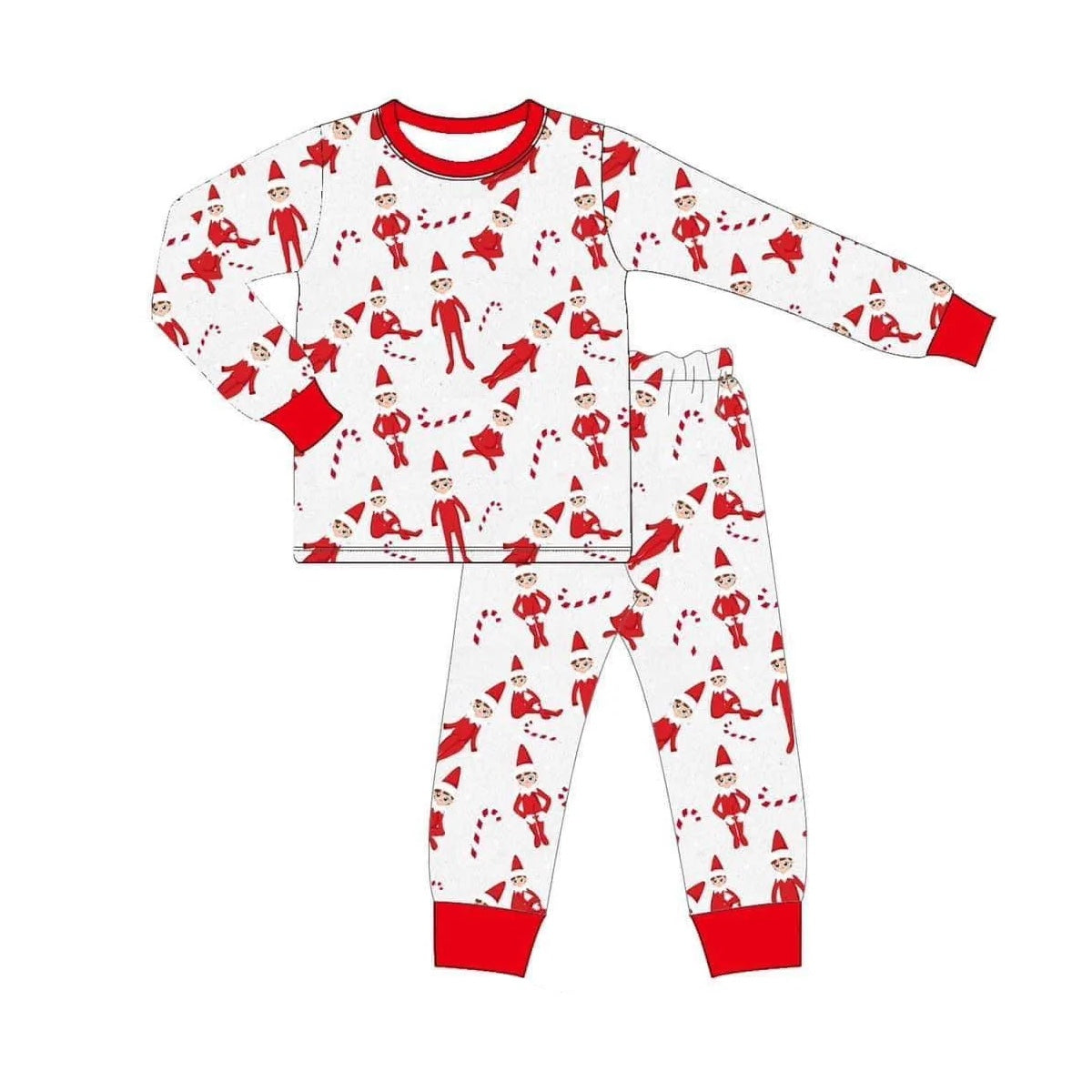 Baby Boys Pajamas Christmas Shelf Top Pants Pajamas Clothes Sets Preorder BLP0895