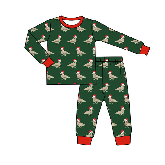 Baby Boys Pajamas Christmas Ducks Shirt Pants Pajamas Sets Preorder BLP0903