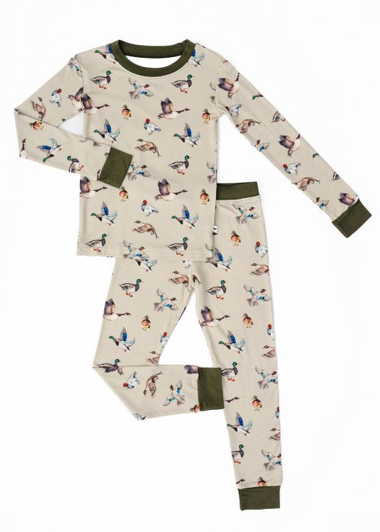 Baby Boys Pajamas Ducks Tops Hunting Pants Pajamas Sets Preorder BLP0912