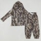 Sibling Baby Boys Camouflage Hooded Top Jogger Pants Outfits Clothes Sets 11.5