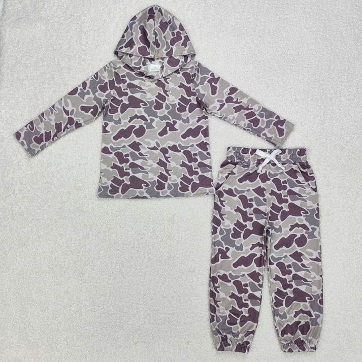 Sibling Baby Boys Camouflage Hooded Top Jogger Pants Outfits Clothes Sets 11.5